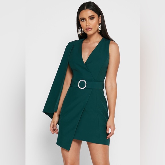 Half cape mini dress - Picture 1 of 2